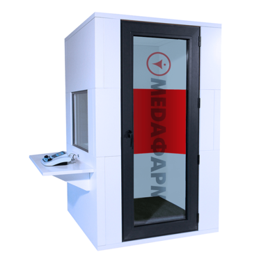Шумозащитная кабина MEDAФАРМ Premium для аудиометрии